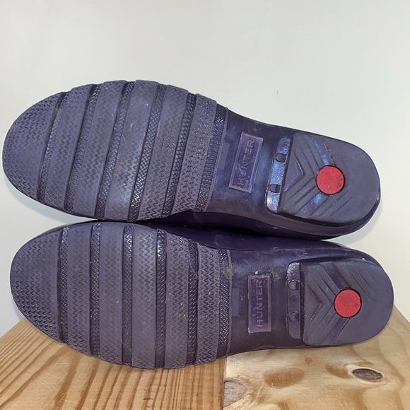 Hunter Rubber Knee-High Tall Gloss Rain Boots - Picture 12 of 15